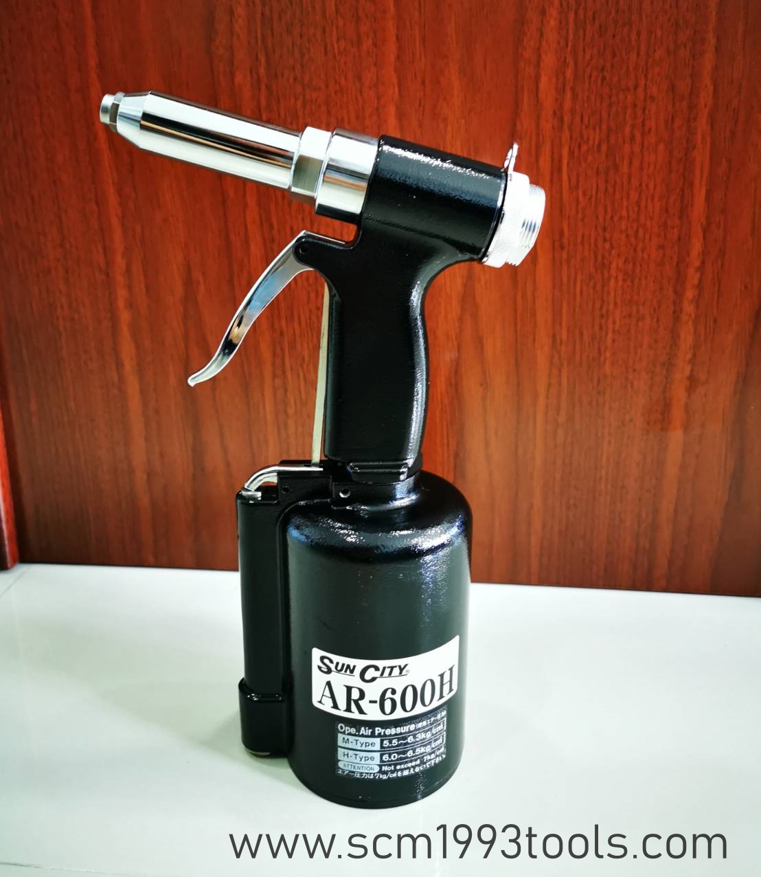 SUN CITY ซันซิตี้ เครื่องย้ำรีเวทลม รุ่น AR-600H AIR RIVETER ญี่ปุ่น