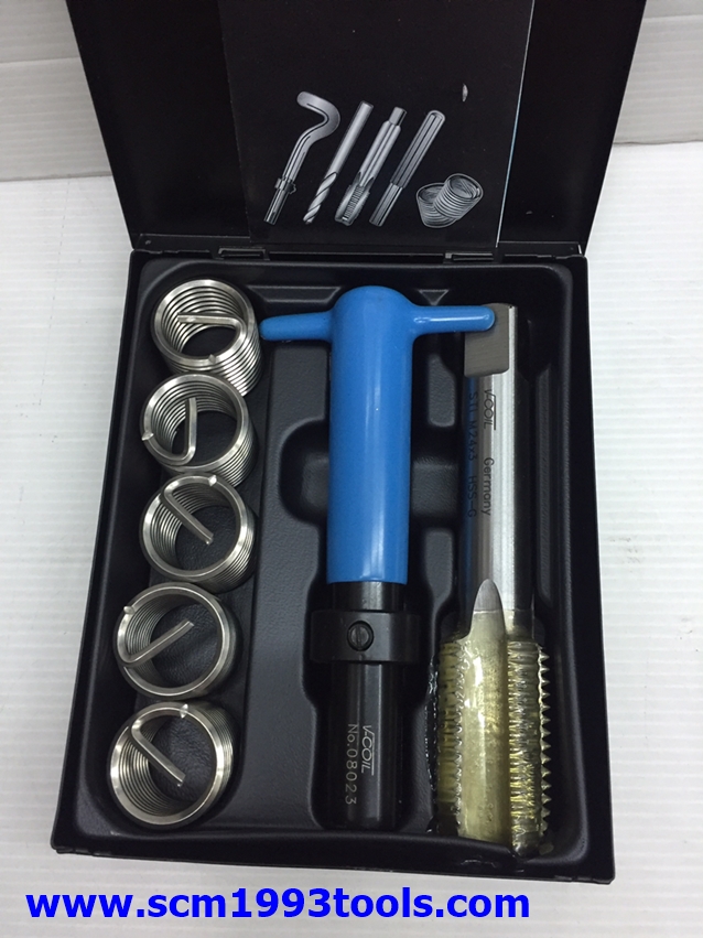 VCOIL วีคอยล์ สปริงเสริมเกลียวชุด ชุดซ่อมต๊าป UNF 7/8นิ้วx17 Thread Repair Kits # 04133