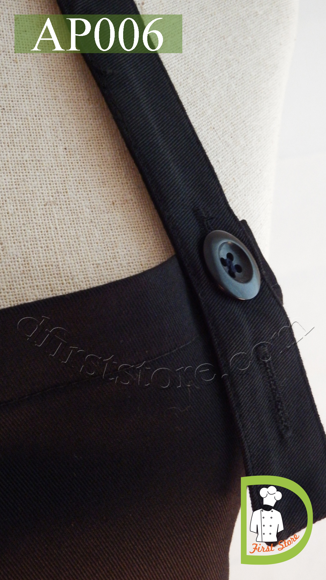 AP006 Full Body Bib Apron ผ้ากันเปื้อน เต็มตัว