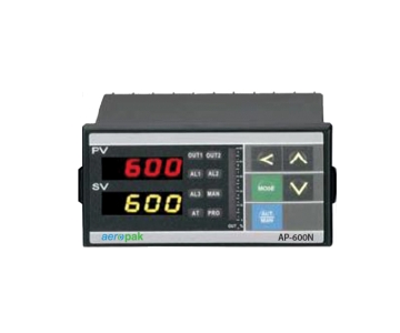 เครื่องวัด-ควบคุมอุณหภูมิแบบติดแผง Aeropak รุ่น AP-600N-201 (Temperature indicating controllers)