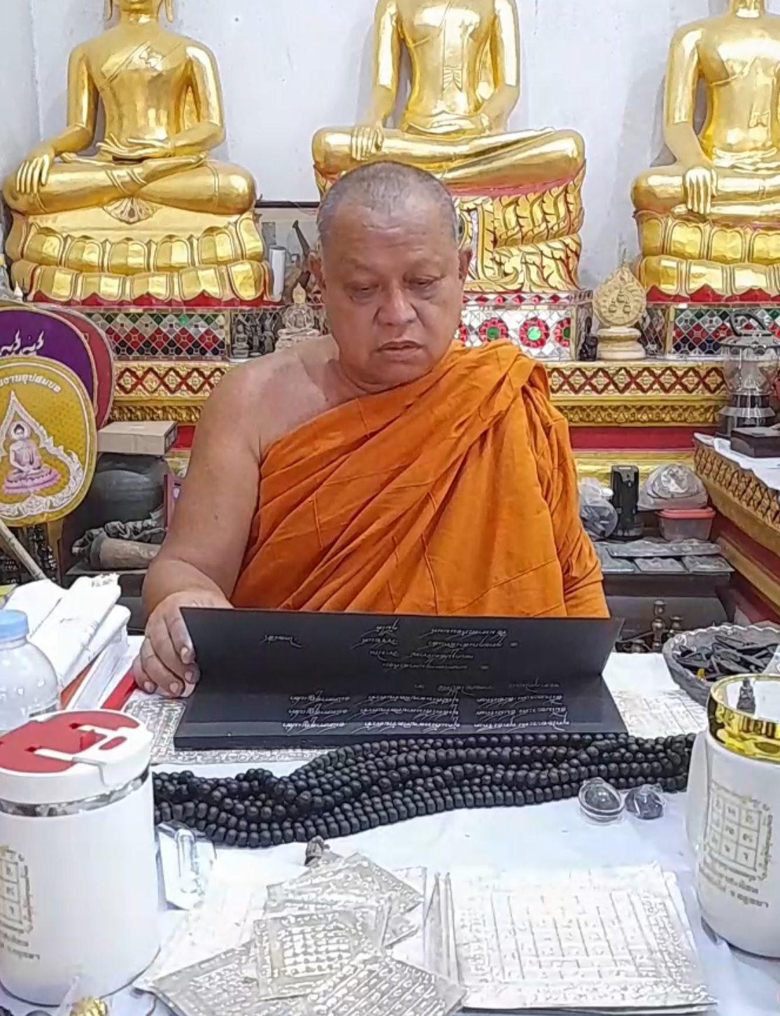 ตะกรุดมหาสะท้อนเนื้อเงิน 4 นิ้ว วัดโพธิผักไห่ หลวงพ่อเล็ก วัดท่าขนุน พุทธาภิเษก ปี 67