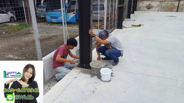 โกดังสำเร็จรูป รามคำแหง ขนาด22x35x6.00เมตร