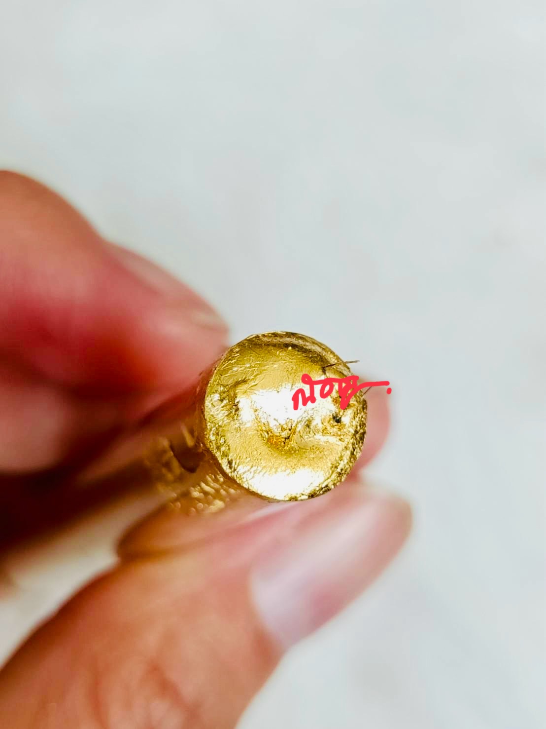 ตะกรุดปลากระป๋อง ตะกรุดสัตว์เลี้ยง No.964 ไม่บรรจุเกศา หลวงปู่ศิลา