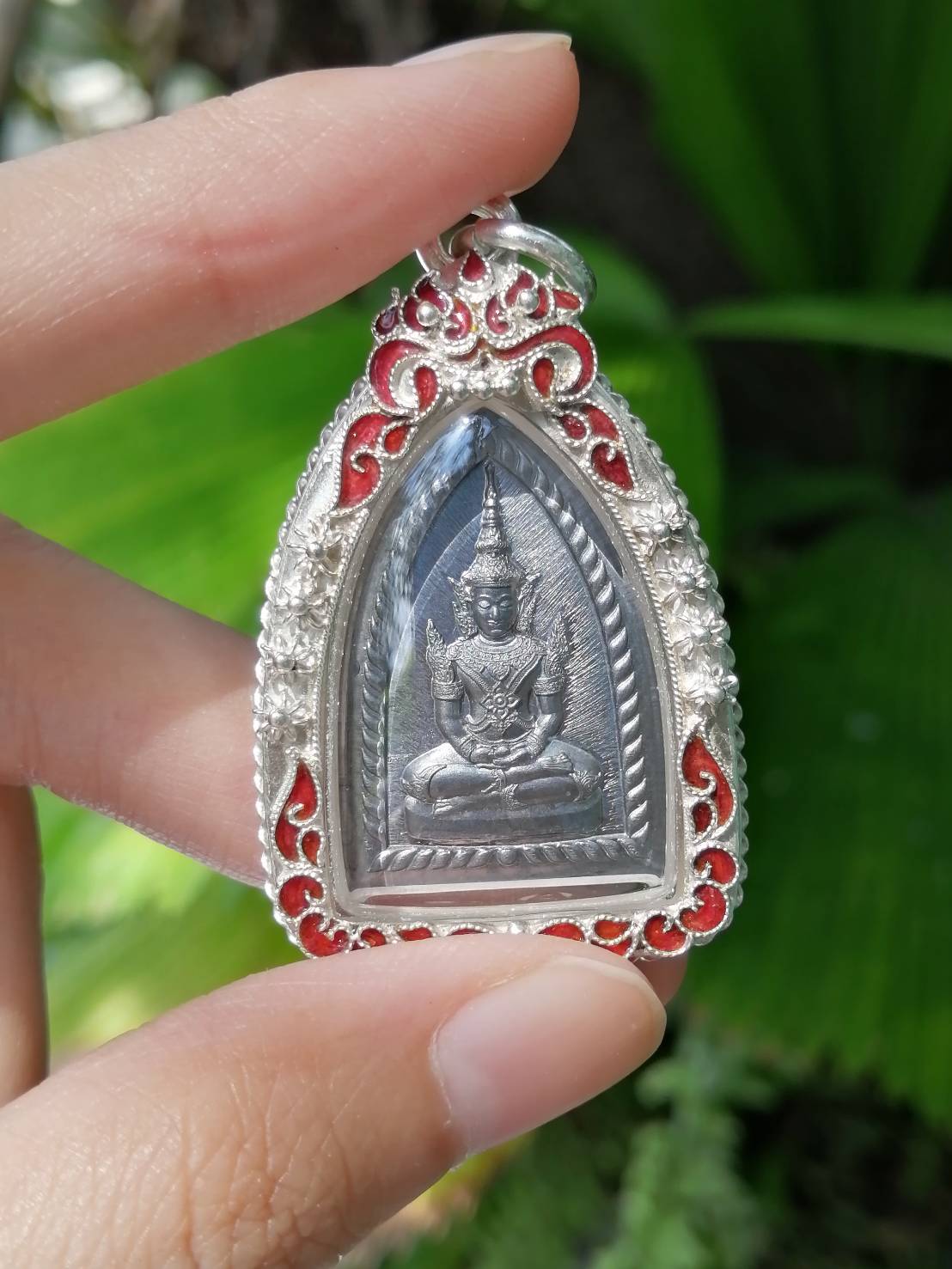 กรอบเงินลงยา พระสมเด็จพลิกชีวิต วัดท่าขนุน 899 บาท
