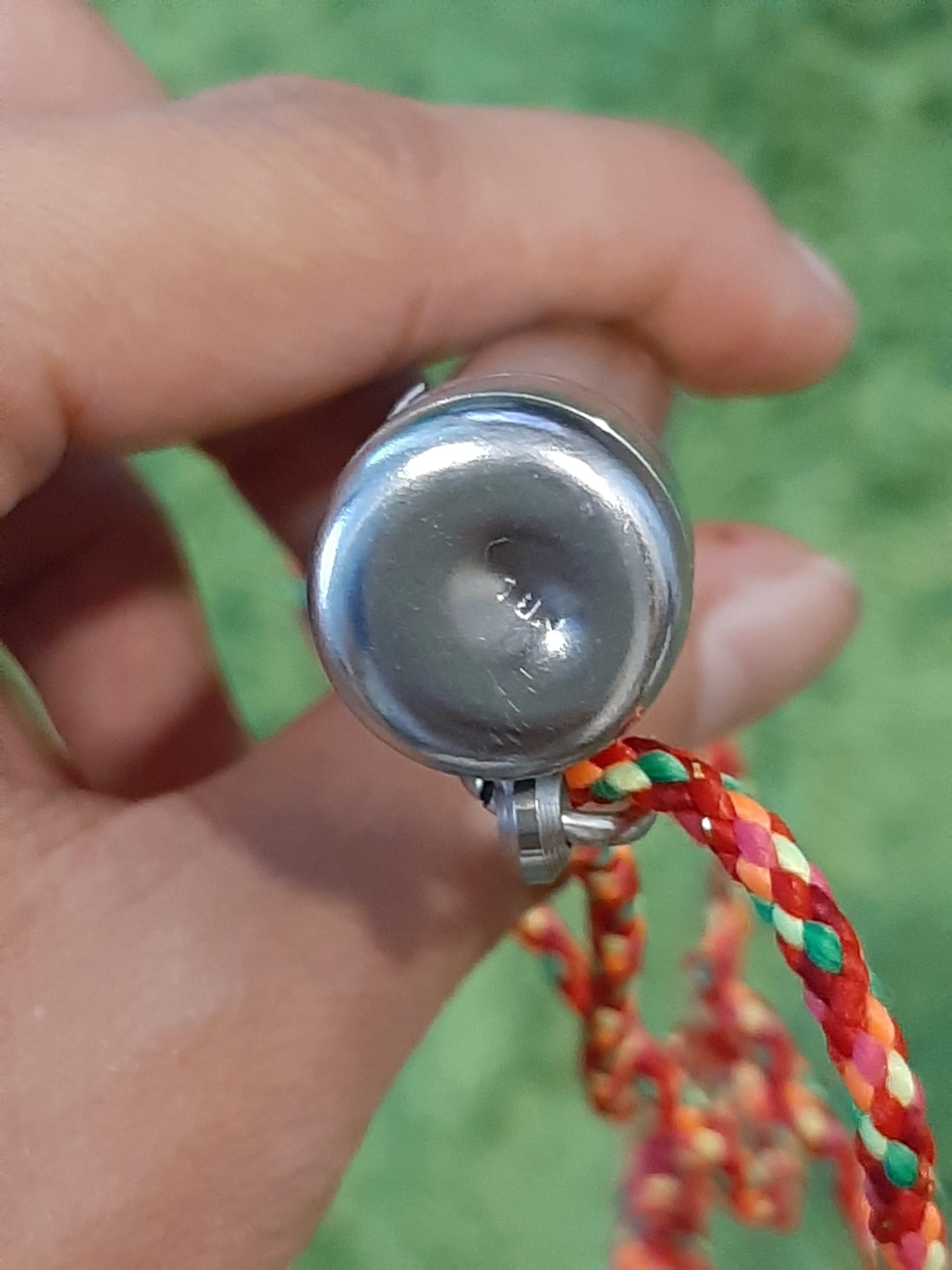 ตะกรุดวัวกินนมเสือ ผงใบลาน มีเกศา ลป.ม่วง วัดยางงาม