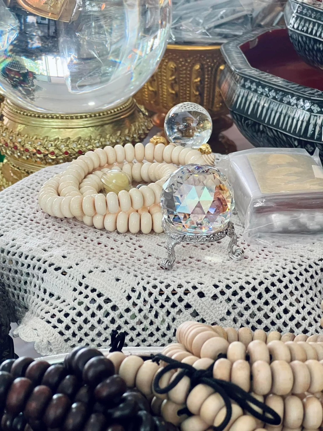 ประคำคอ วัดพุทธบริษัท ลพ.เล็กพุทธาภิเษก