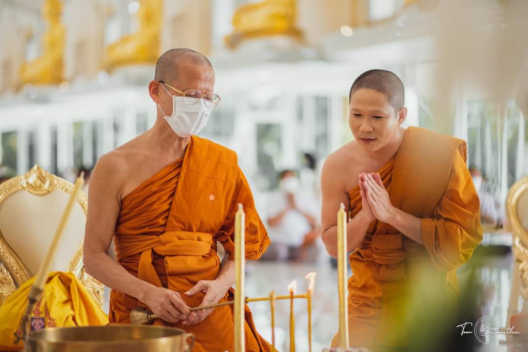 องค์ปฐมปางพระวิสุทธิเทพชุบเงิน ทอง วัดพุทธพรหมยาน ปี 64