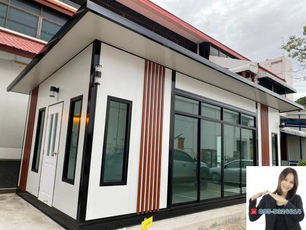 ออฟฟิศสำเร็จรูป บ้านสำเร็จรูป ขนาด4.00x8.00 เมตร