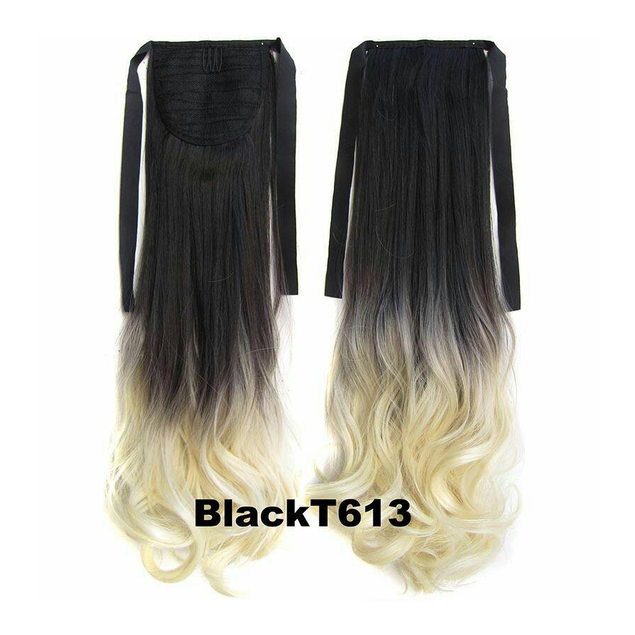 Ombre Curly Ribbon แบบลอน สี 1B/T613