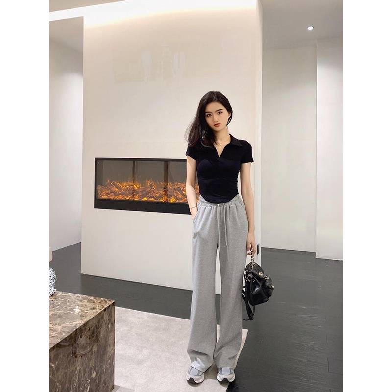 เสื้อผ้าแฟชั่นผู้หญิง เสื้อยืด คอกลมแขนสั้น bella 005