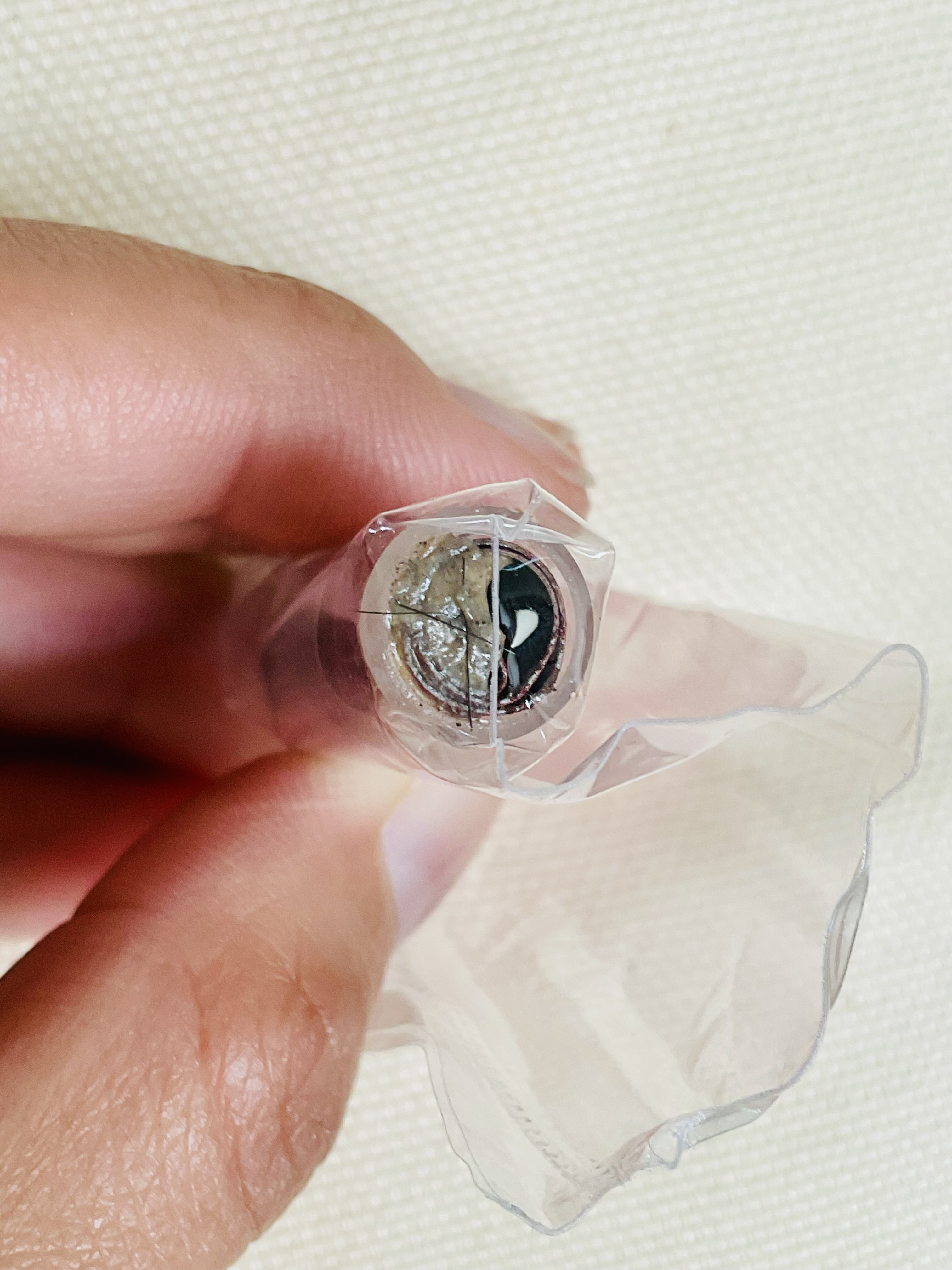 ตะกรุดปลากระป๋อง ตะกรุดสัตว์เลี้ยง No.964 ไม่บรรจุเกศา หลวงปู่ศิลา