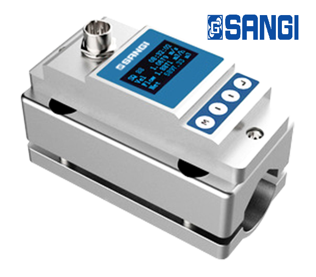 7.6.6. เซนเซอร์วัดอัตราการไหลแบบอัลตร้าโซนิค ยี่ห้อ SANGI SG-FUMD (Clamp-on Ultrasonic Flow Transmitter)