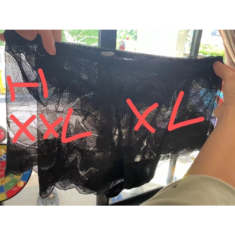 เสื้อผ้าแฟชั่นผู้หญิง M-XXL กางเกงใน 7สี บลูกไม้เซ็กซี่ เอวสูง ปานกลาง ไร้รอยต่อ สำหรับสตรี Sexy woman pants LSNK