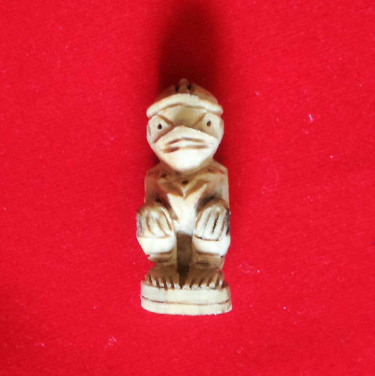 หนุมานหน้ากระบี่ไม้พุดซ้อน รุ่น บูรณะอุโบสถ วัดอินทาราม ปี 59