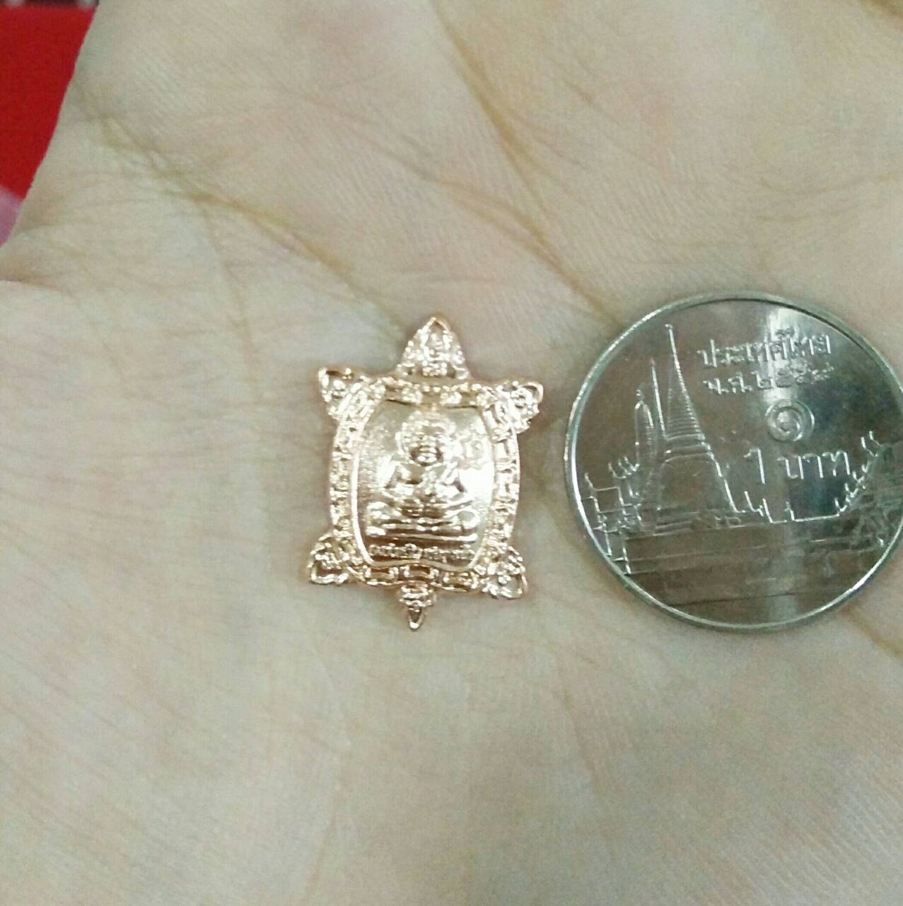 พระสังกัจจายน์ขี่เต่า วัดสี่แยกเจริญพร (พระอาจารย์เล็กปลุกเสก)