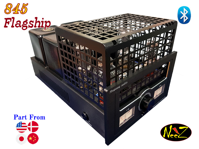 แอมป์หลอด 845 เรือธง ชุดหลอดUSA. Tube Amp+Bluetooth ผลิตโดยShuguang