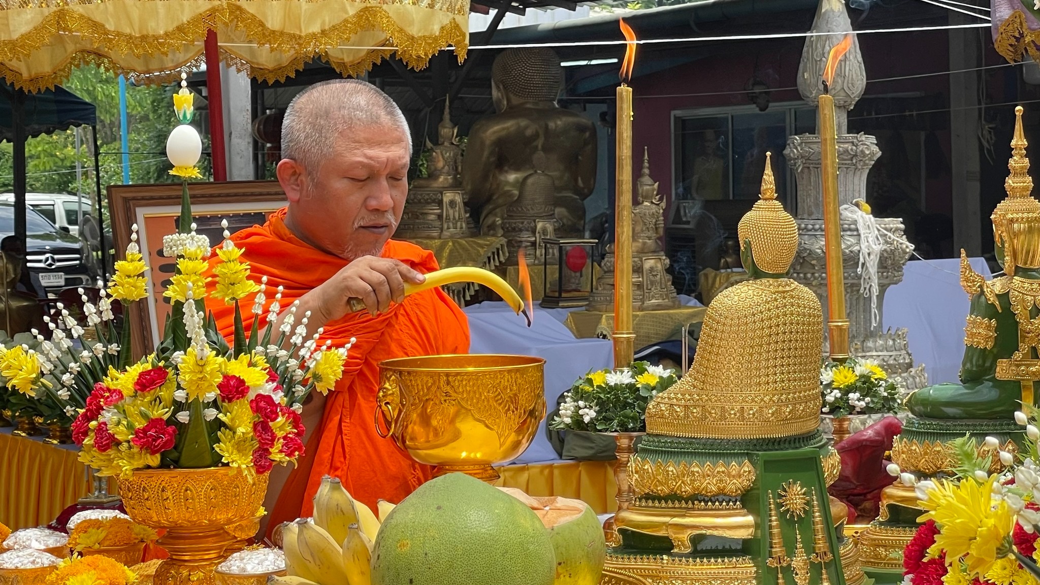 ตะกรุดสัมพุทเธหงสา มหาลาภ เนื้อเงิน ลพ.เล็กวัดท่าขนุน ลพ.บ๊ะ (คงกระพันชาตรี) 1 ใน 50 ดอก ปี 68