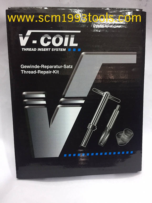VCOIL วีคอยล์ สปริงเสริมเกลียวชุด ชุดซ่อมต๊าป M20x2 Thread Repair Kits # 04038