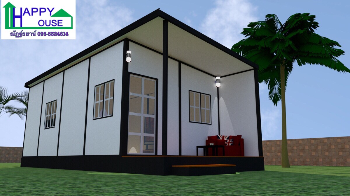 บ้านสำเร็จรูป บ้านน็อคดาวน์ สร้างออฟฟิศ happyhouse ND-06