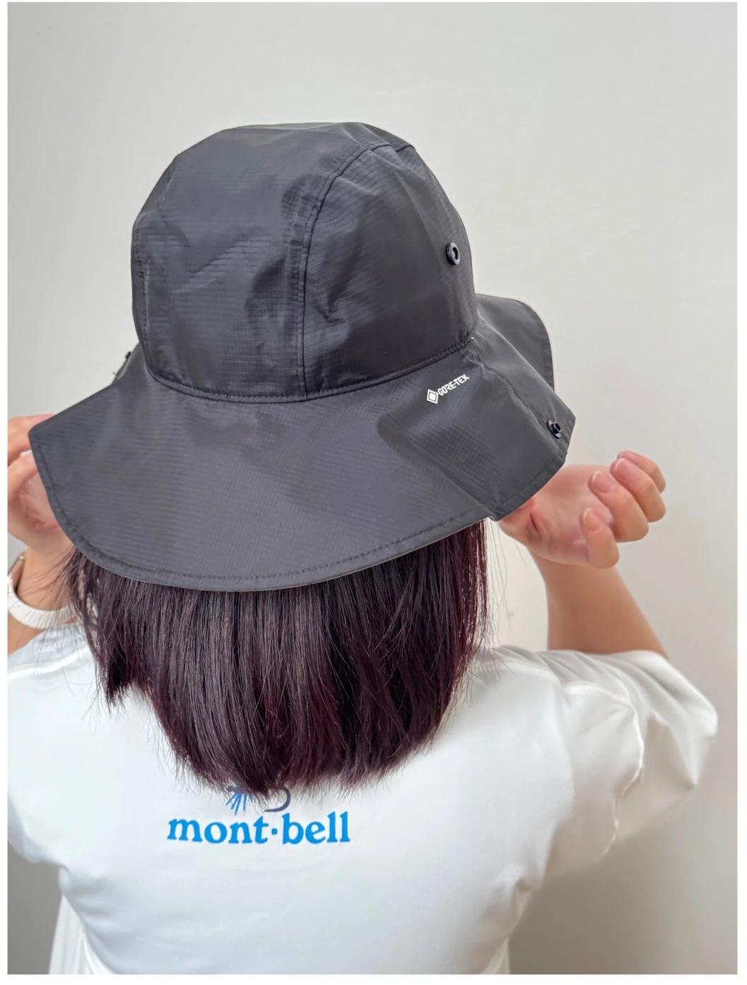 หมวกเดินป่า ตกปลา Montbell Gore-Tex Storm hat ของใหม่ ของแท้ พร้อมส่งจากไทย หมวกกันน้ำ Bucket