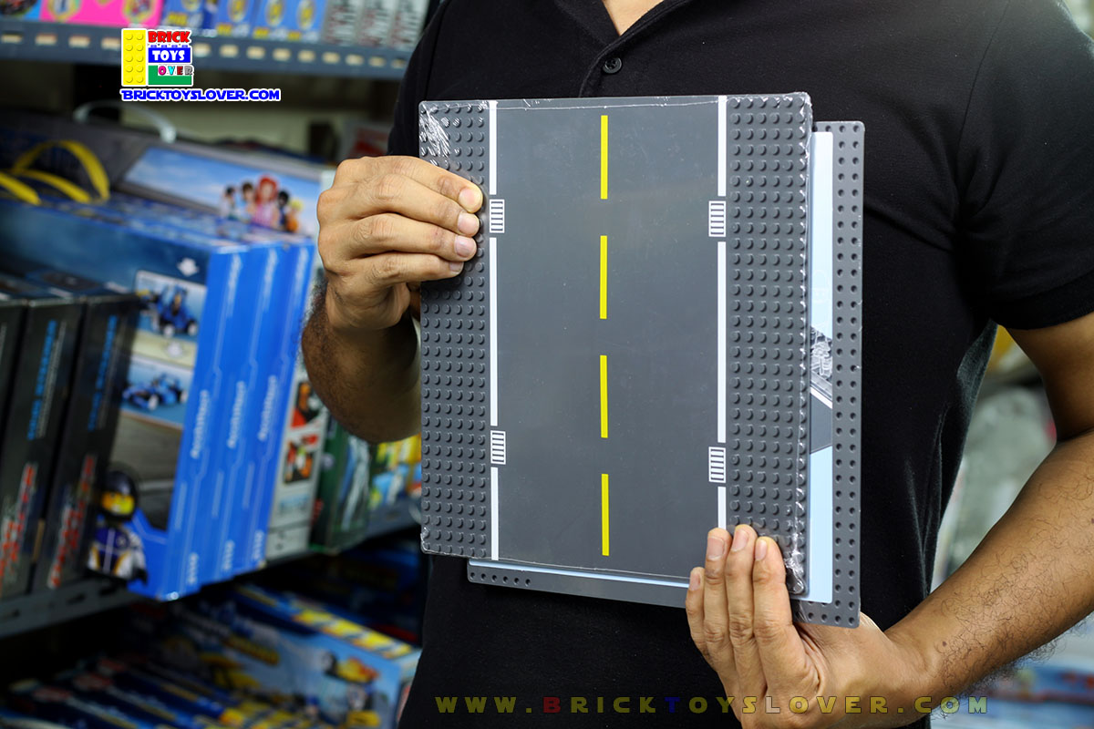 RD แผ่น Plate ถนนขนาด 25.5x25.5 cm.แผ่นบาง-ฐานเรียบ