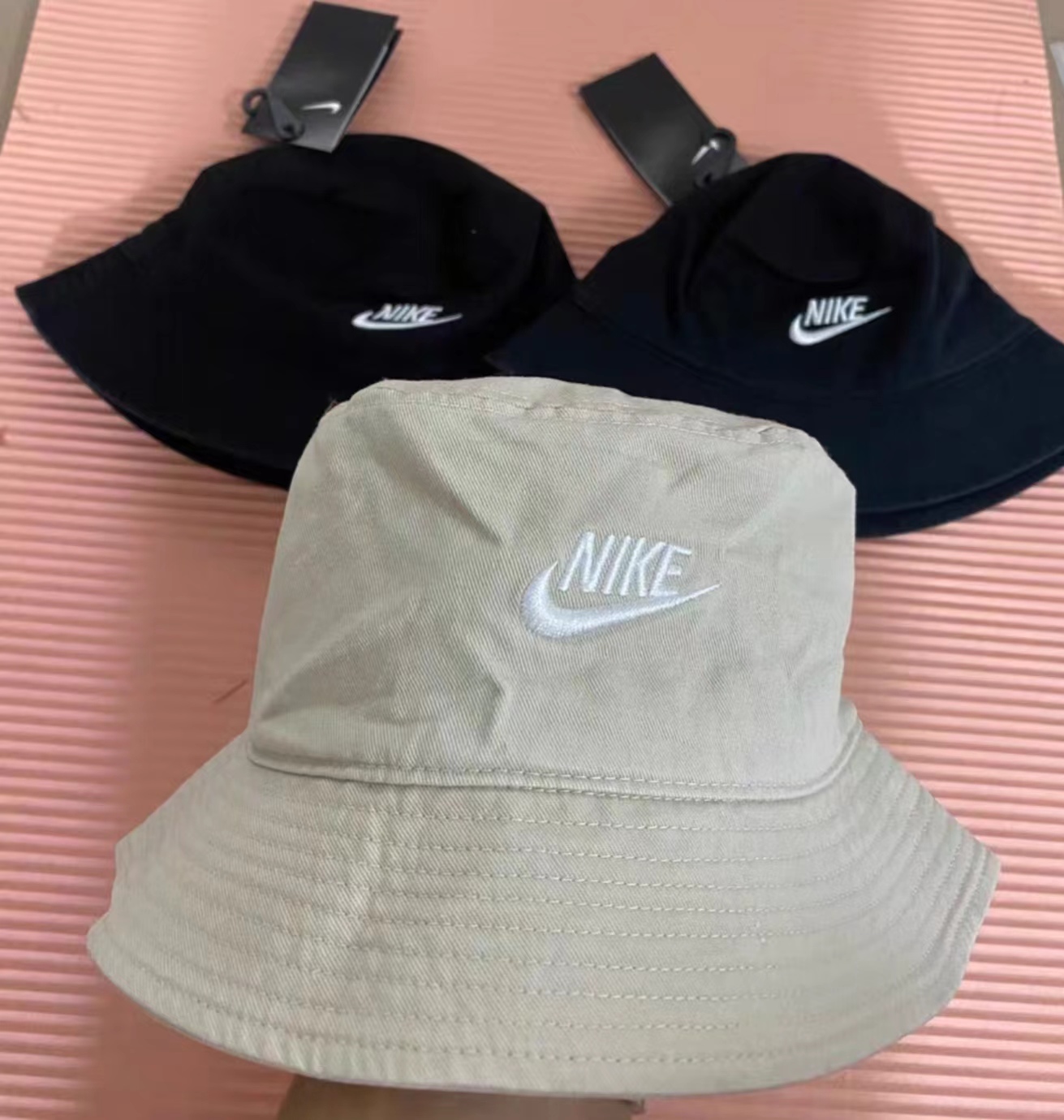 หมวกบักเก็ต Nike Futura Washed Bucket Hat ของใหม่ ของแท้ พร้อมส่งจากไทย หมวกปีกรอบ
