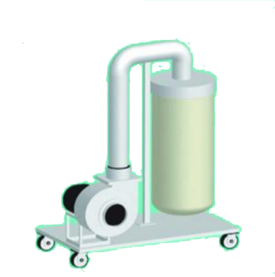 Blower โบลเวอร์ดูดฝุ่น อุตสาหกรรม แบบถุงผ้า รุ่น DC-1 (พร้อมสายดูด 2 เมตร) ส่งฟรี