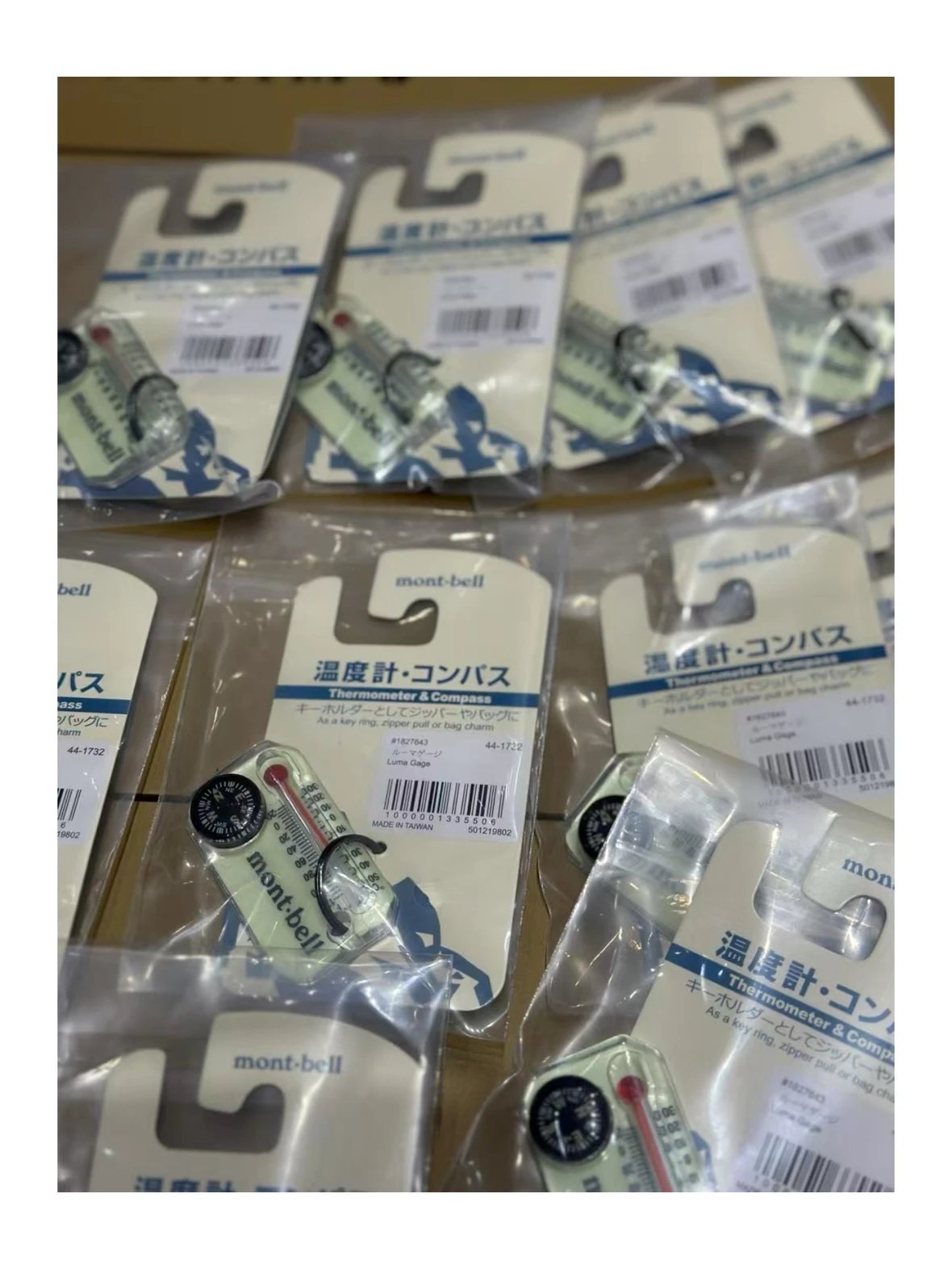 พวงกุญแจเทอร์โมมิเตอร์ Montbell Luma Gage ของใหม่ ของแท้ พร้อมส่ง