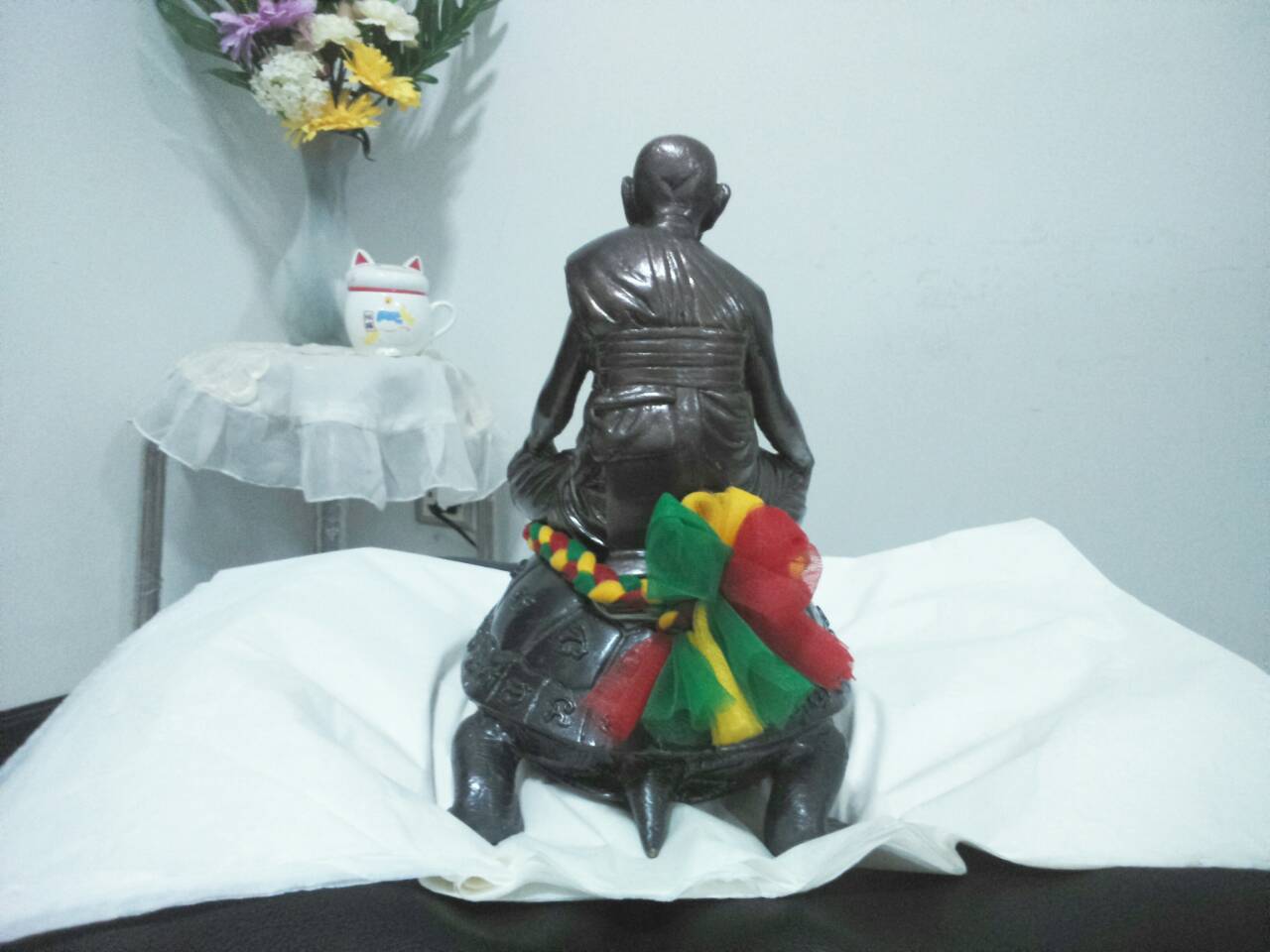 พระบูชาหลวงปู่หงษ์ทรงเต่า ปลุกเสก 3 วาระ ปี 58 หมายเลข 441