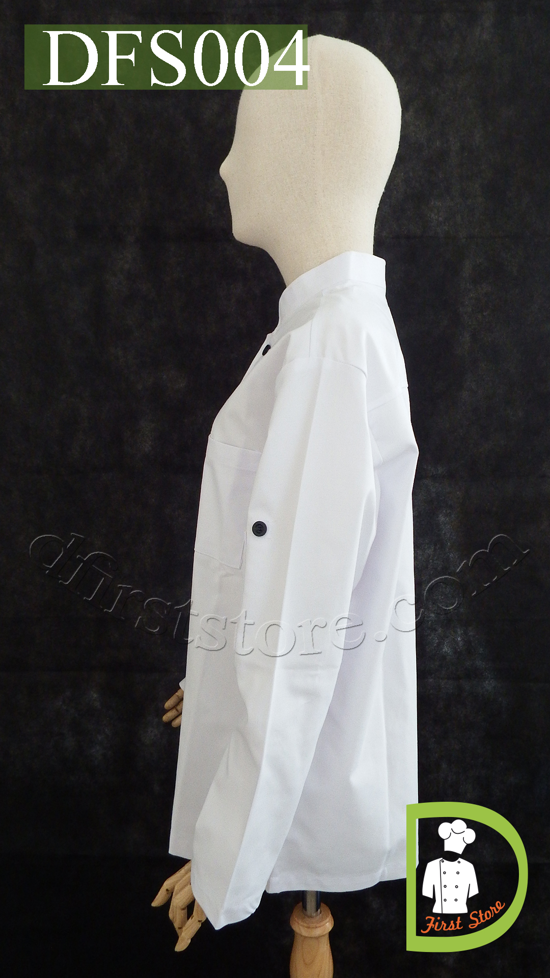 DFS004 Chef Uniform ชุดเชฟสากล (white, สีขาว)
