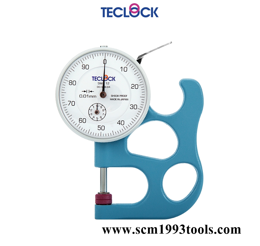 TECLOCK เทคลอค รุ่น SM-112 เกจวัดหนาบาง Dial Thickness Gauge