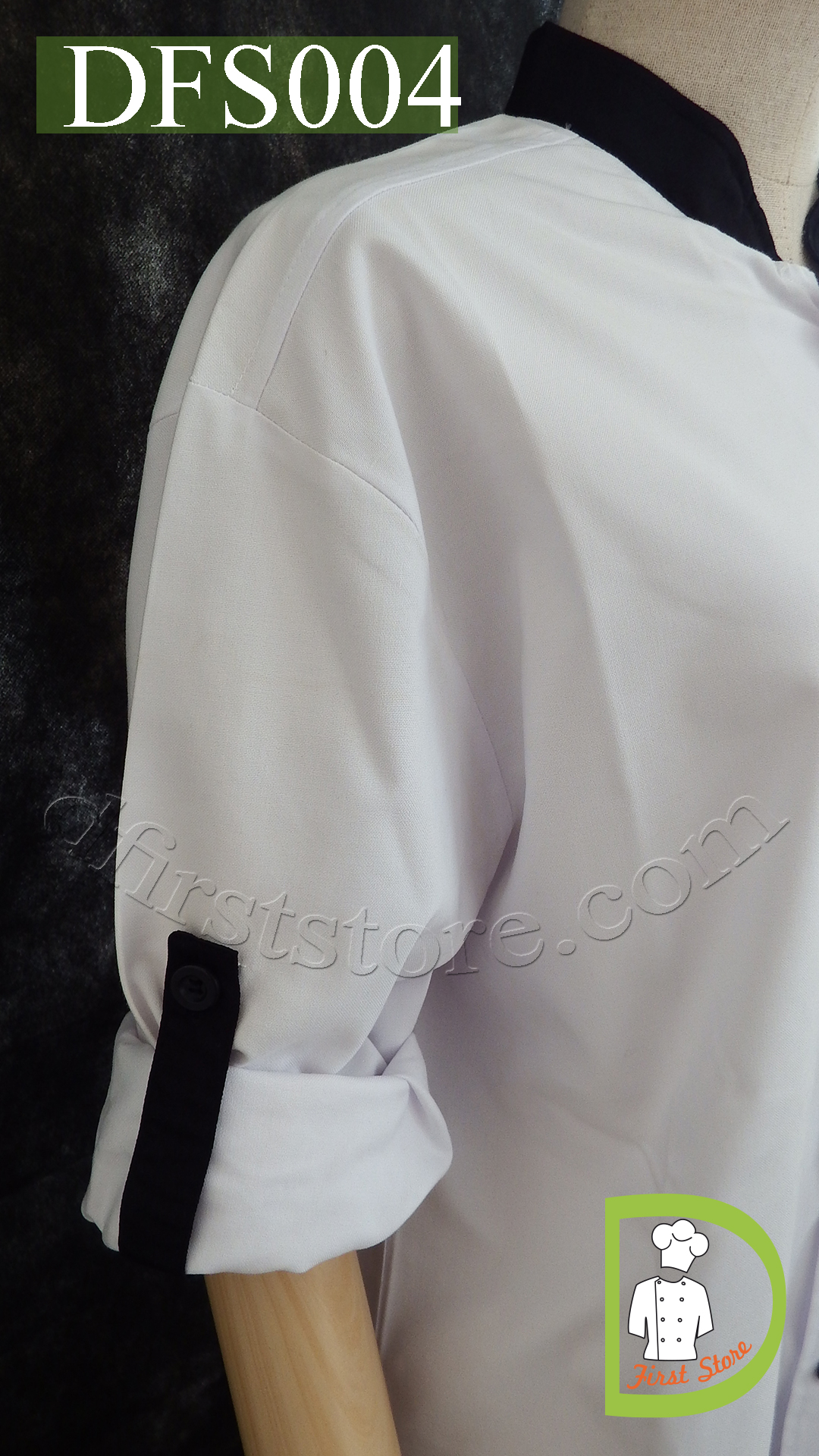 DFS004 Chef Uniform ชุดเชฟสากล (white, สีขาว)