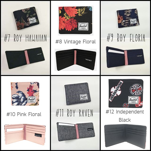 ของแท้ พร้อมส่ง กระเป๋าสตางค์ HERSCHEL ROY WALLET 20 สี มีครบทุกรุ่น พร้อมรูปถ่ายจากสินค้าจริง ด้านใน