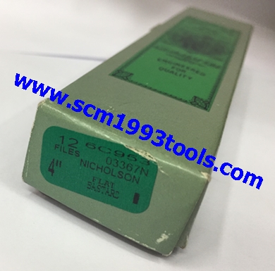 Nicholson นิโคลสัน ตะไบแบน หยาบ FLAT BASTARD MACHINIST FILES