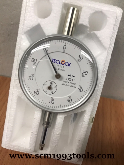 TECLOCK เทคลอค รุ่น TI-111 เกจตั้งศูนย์ ไดอัลเกจ ระบบนิ้ว DIAL GAUGE