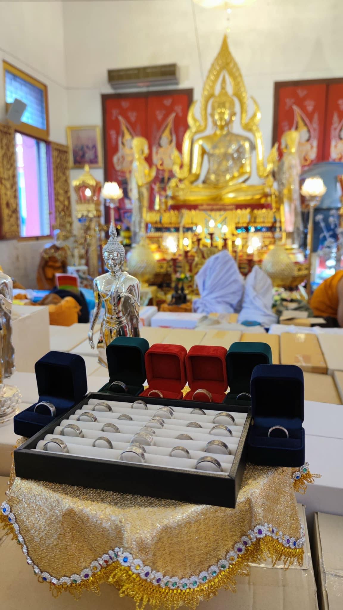 แหวนลายมือพระราชพรหมยาน (ลพ.ฤาษีลิงดำ) เนื้อซิลเวอร์พลัส ไซส์ 50