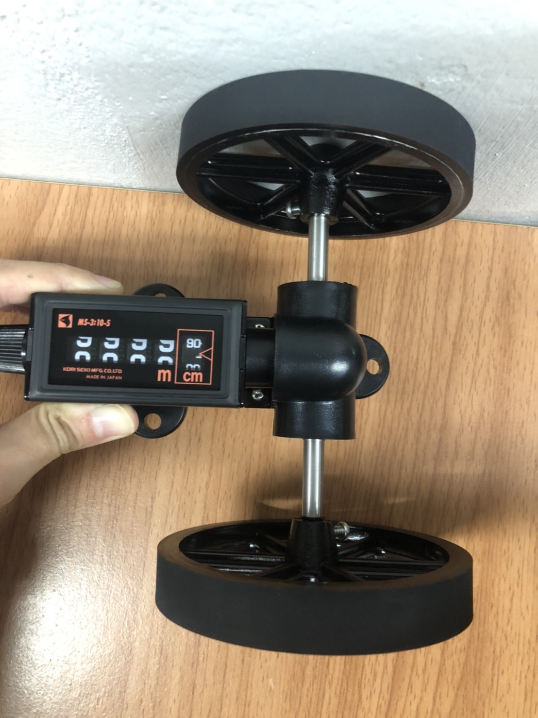 KORI โกริ วัดรอบผ้าเมตร MS-3-10-5 M หมุนขวา ญี่ปุ่น Measuring Wheel Counter METERS