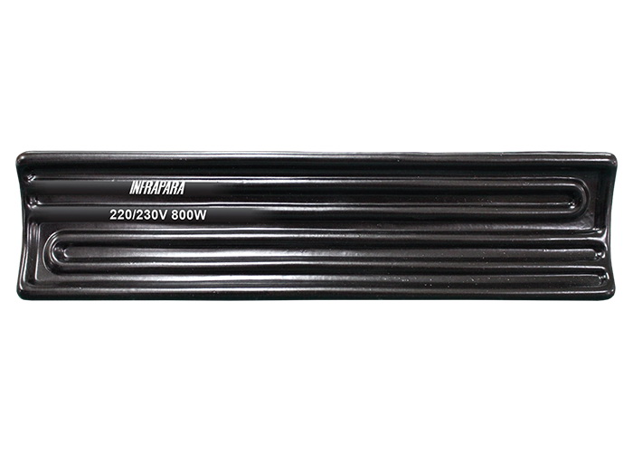 ฮีตเตอร์อินฟราเรดแบบแผ่นเซรามิค ยี่ห้อ INFRAPARA รุ่น A-1-16CM 800W 220V 2wire Black