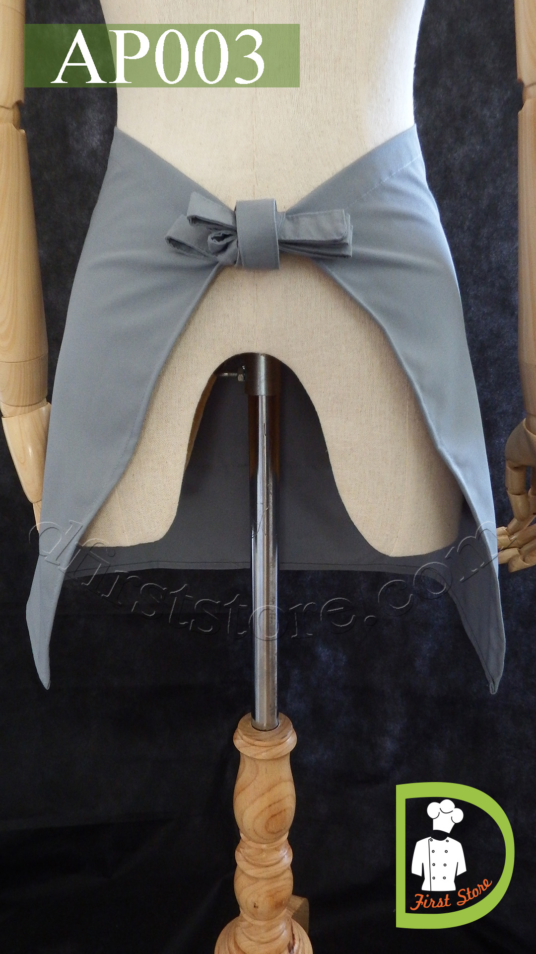 AP003 Waitress Apron ผ้ากันเปื้อนสั้น พนักงานเสริฟ