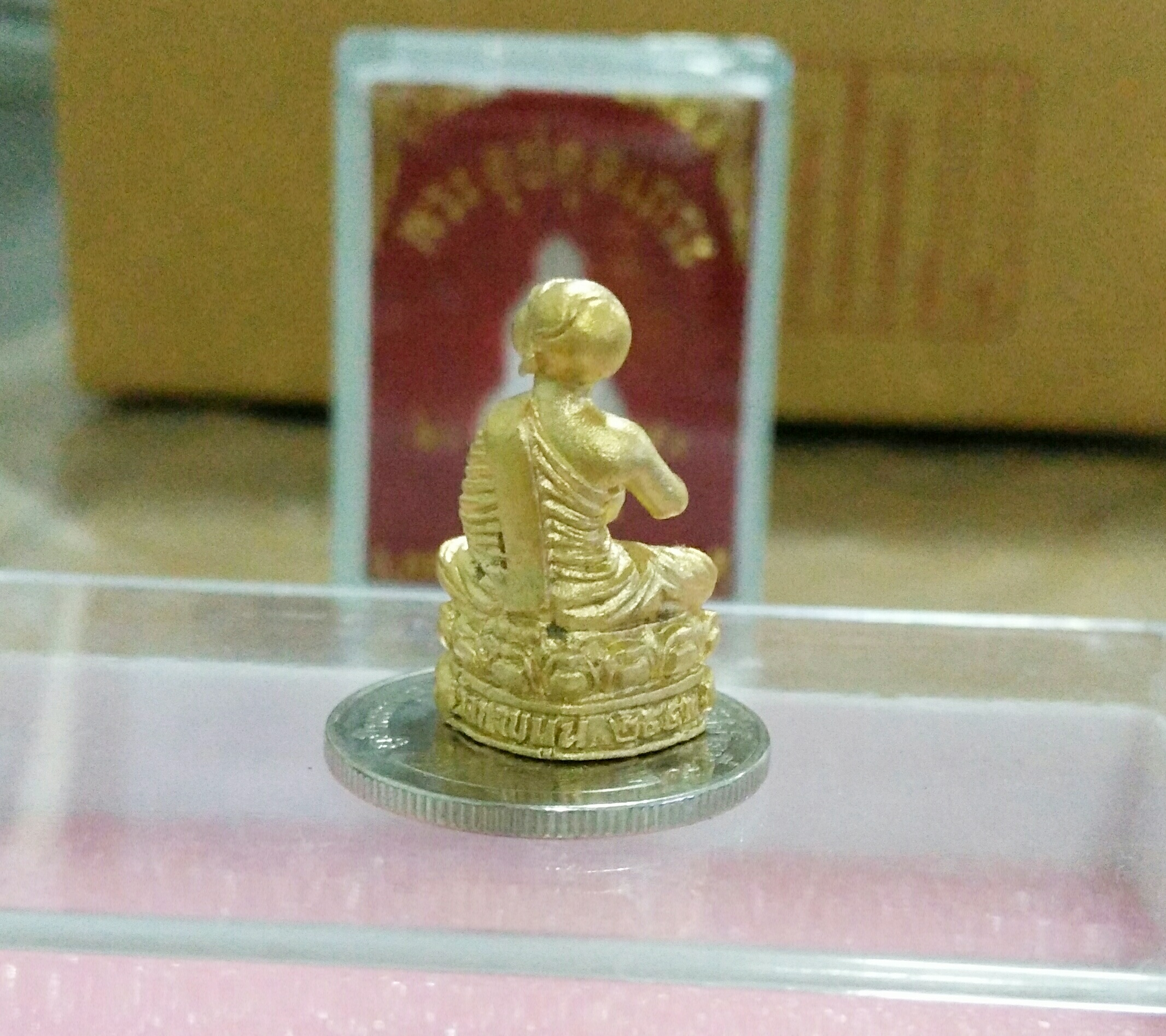 พระอุปคุตชุบทอง วัดท่าขนุน ปี 53