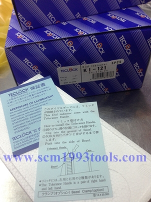 TECLOCK เทคลอค รุ่น KI-121 เกจตั้งศูนย์ ไดอัลเกจ ระบบนิ้ว DIAL GAUGE