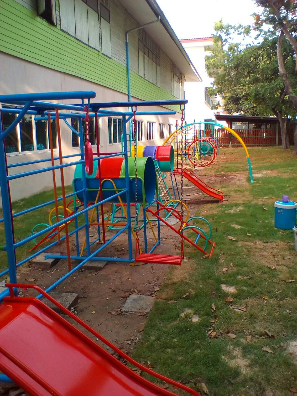 รหัส PG ผลงานติดตั้ง (อ่าวอุดม) เครื่องออกกำลังกายเด็ก