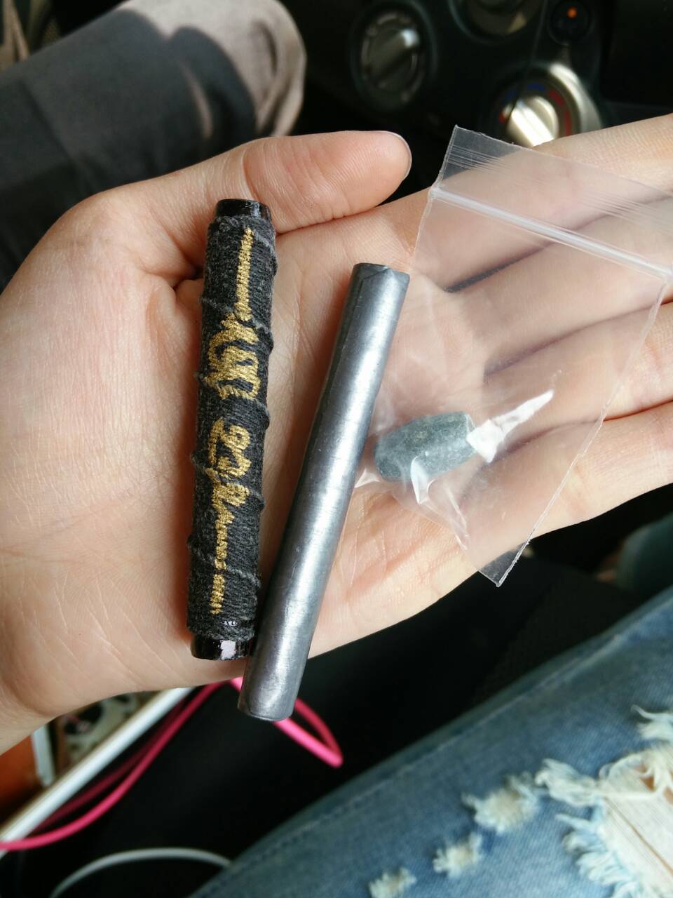 ตะกรุดเนื้อตะกั่ว ดอกที่ 2 หลวงพ่อตัด วัดชายนา ปี 49 แท้จากวัด