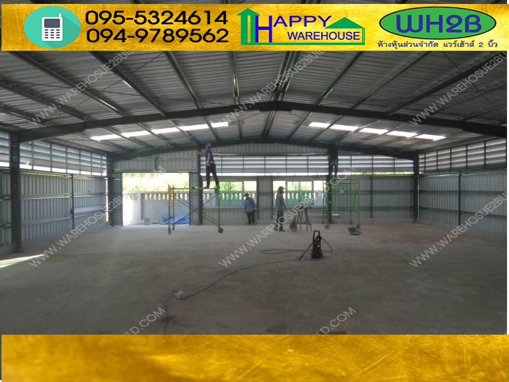 รับสร้างโกดังสำเร็จรูป กำแพงเพชร ขนาด 14x66x4 m.