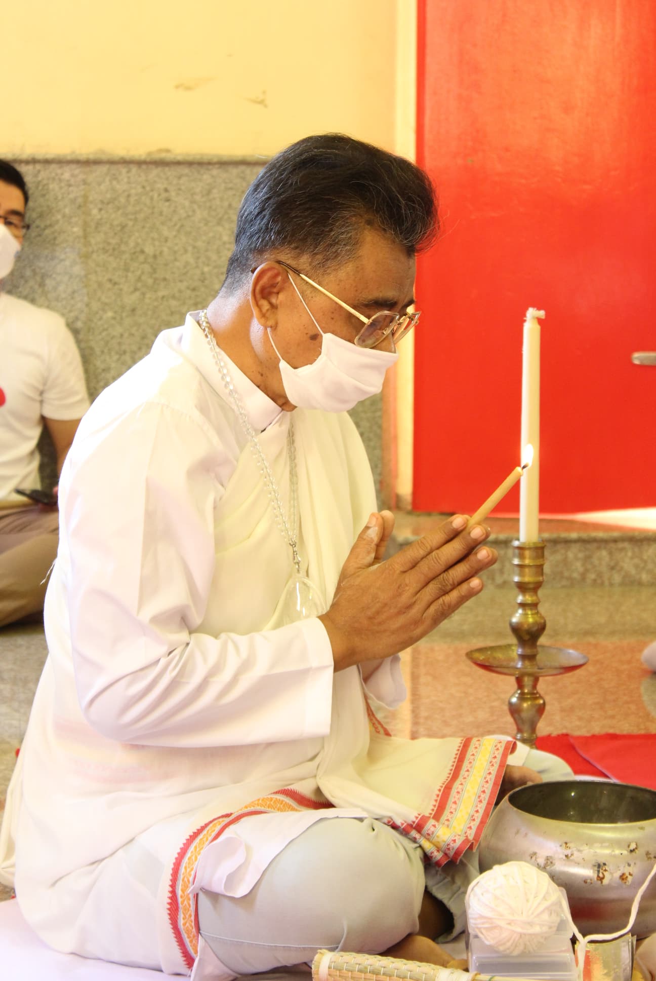 พระกริ่งผงขุนแผน เรือนพระภรตมุนี (กรอบตลับเงิน) หลวงพ่อเล็กร่วมเสก ปี 64