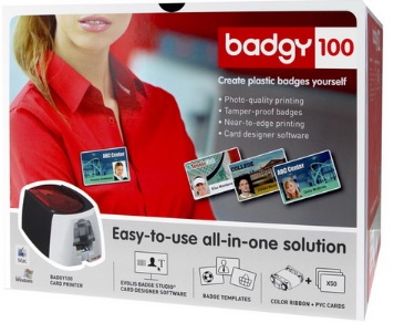 เครื่องพิมพ์บัตร PVC ยี่ห้อ Evolis รุ่น Badgy 200
