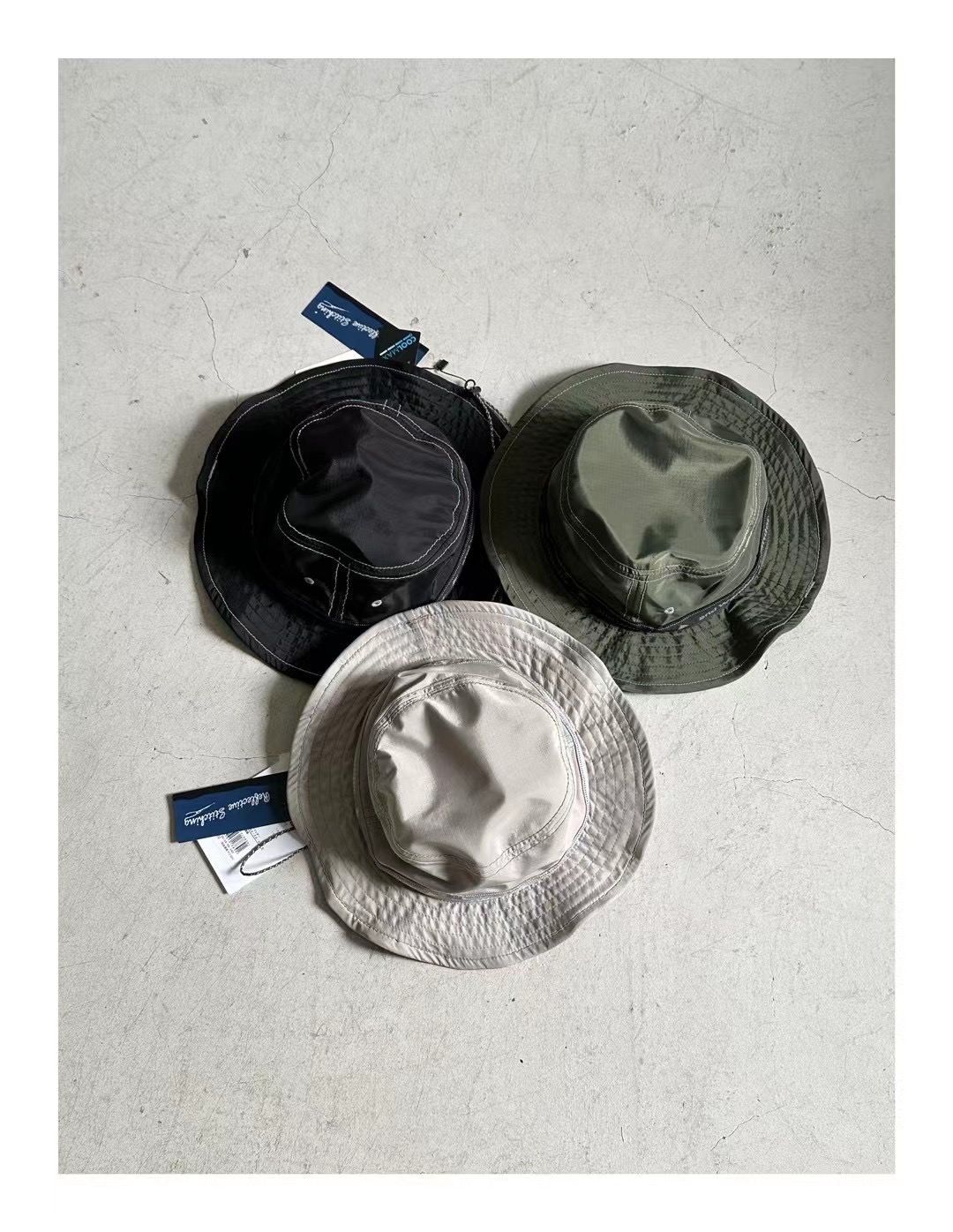 หมวกเดินป่า And Wander JQ Tape Nylon Ripstop Bucket Hat ผ้า Coolmax กันน้ำ 100 % ของใหม่ ของแท้ พร้อมส่งจากไทย