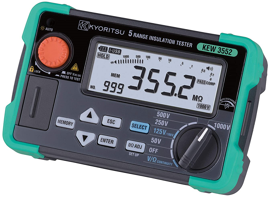 KYORITSU เครื่องทดสอบฉนวนไฟฟ้า รุ่น KEW 3552