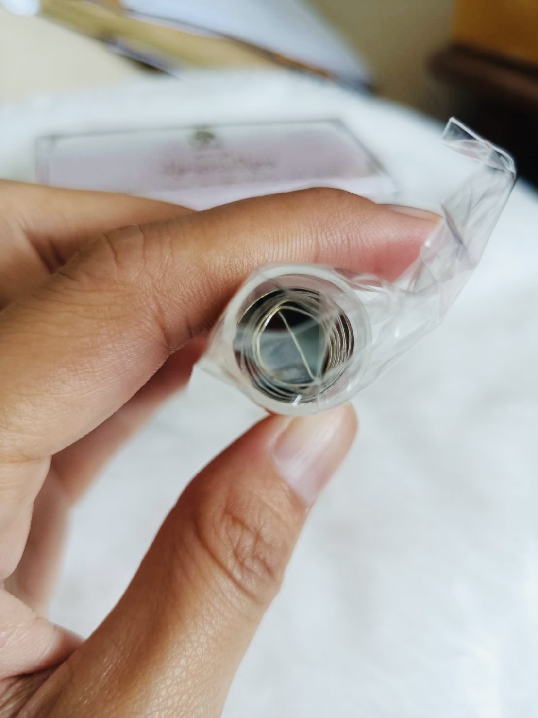 ตะกรุดปลากระป๋อง ตะกรุดสัตว์เลี้ยง No.964 ไม่บรรจุเกศา หลวงปู่ศิลา