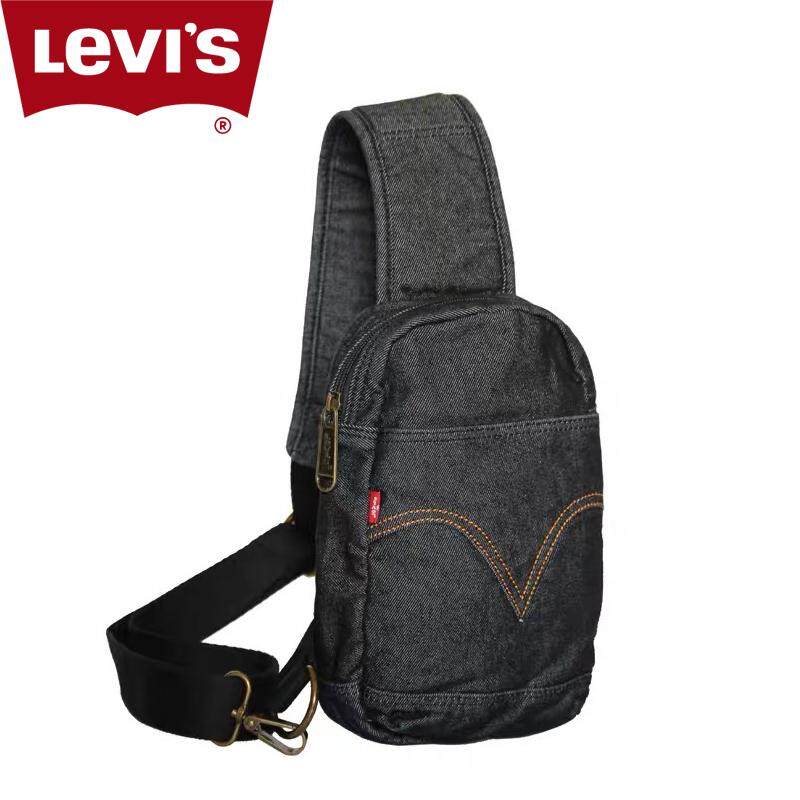 กระเป๋าคาดอก Levi's Denim Waist Bag ของใหม่ ของแท้ พร้อมส่งจากไทย กระเป๋าลีวายส์